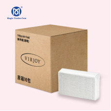 Virjoy M-FOLD抹手紙 - 透明包裝 (原箱16包) - MFP006