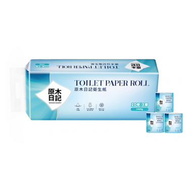【原木日記】三層優質衛生卷紙 (10卷裝) - BTR011
